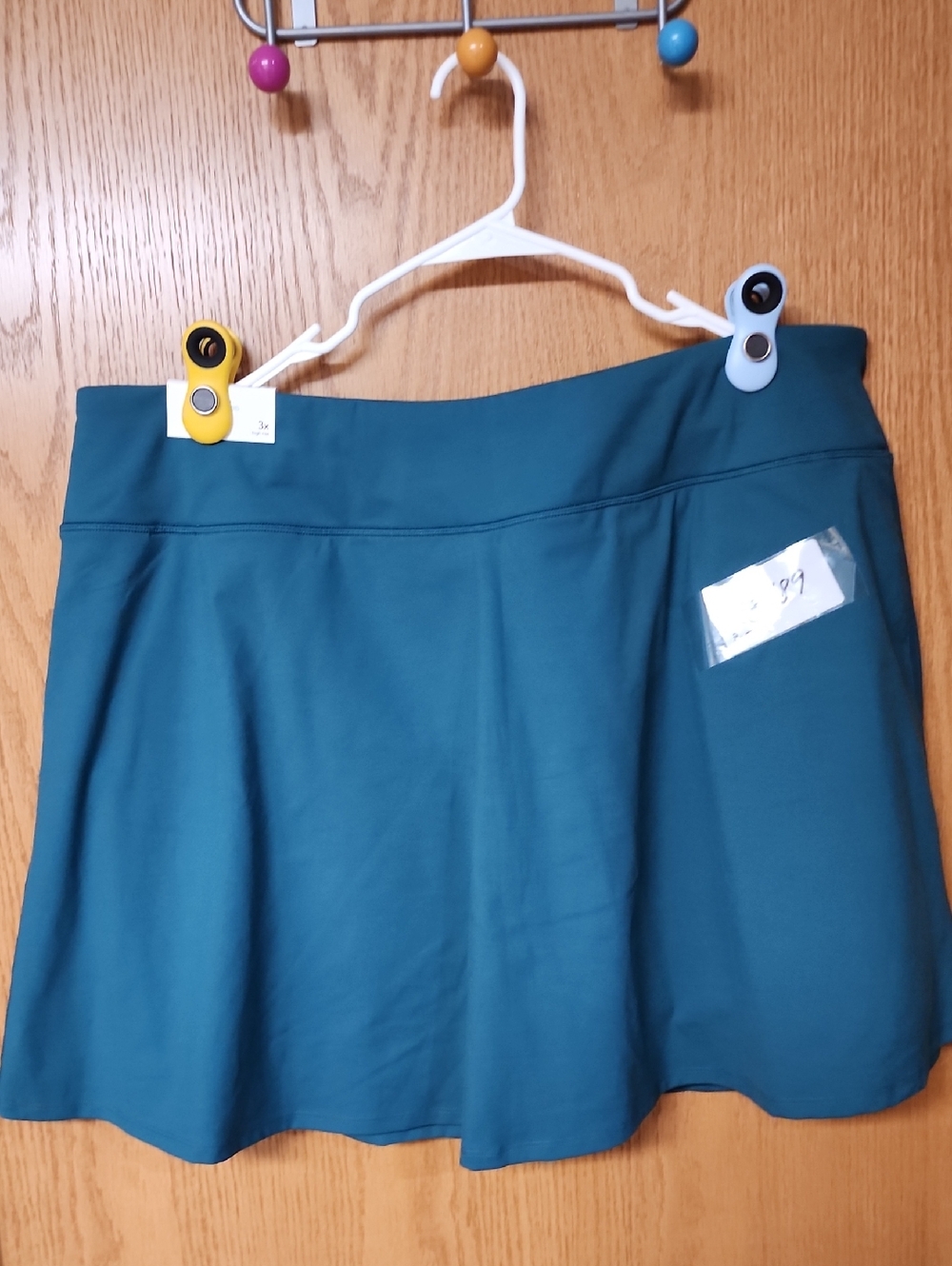 Maurices Teal Skirted Active Shorts womens 3X number 3489